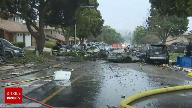 Tragedie în San Diego. Un avion s-a prăbușit peste case