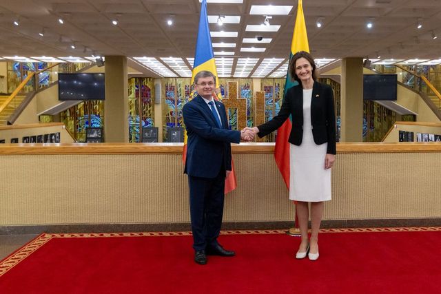 Igor Grosu, în Lituania: Parlamentul de la Chișinău este concentrat pe realizarea celor 9 recomandări ale Comisiei Europene