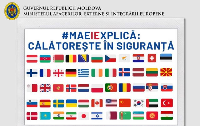 Alertele de călătorie pentru moldoveni au fost actualizate