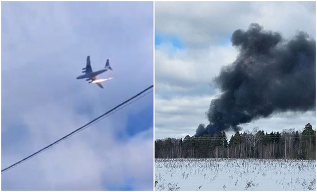 Un avion militar rusesc s-a prăbușit în flăcări în regiunea Ivanovo. 15 oameni erau la bord