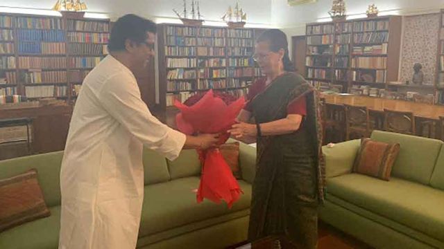 Ahead Of Maharashtra Assembly Polls, Raj Thackeray Meets Sonia Gandhi