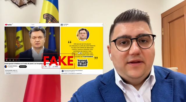 Autoritățile avertizează despre un nou fals distribuit online, privind prețul la gaze, care folosește imaginea prim-ministrului Recean