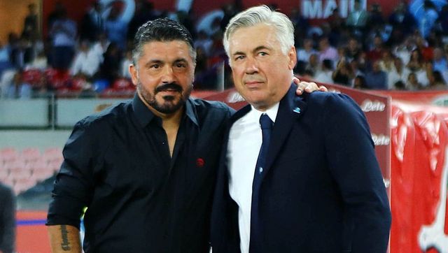 Ancelotti e Gattuso, i tifosi del Napoli si dividono