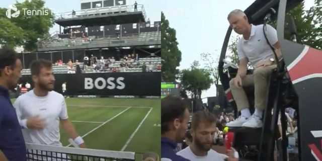 Furia Fognini a Stoccarda, insulta Moutet in francese