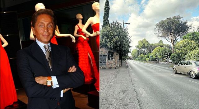 Tentata rapina nella villa di Valentino a Roma, ladri messi in fuga da un colpo di pistola