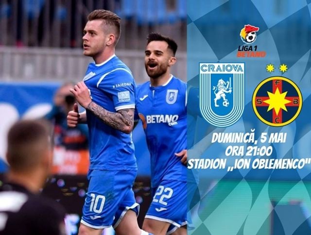 Craiova – FCSB, ora 21:00. Elevii lui Mihai Teja sunt obligați să câștige, altfel titlul se duce la Cluj!