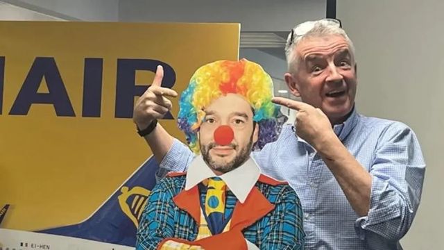 Ryanair tilda de «payaso» a Bustinduy en su nueva campaña de ofertas