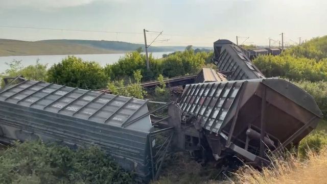 Acciident feroviar cu implicarea unui tren cu vagoane de marfă din Republica Moldova, la Iași