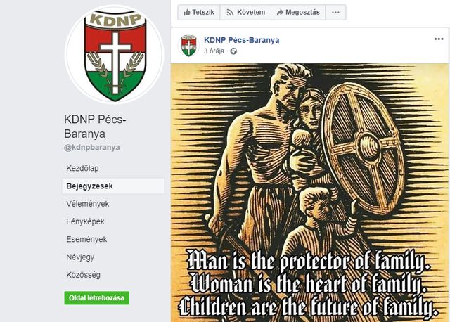 Náci propagandával hirdeti a család fontosságát a pécsi-baranyai KDNP