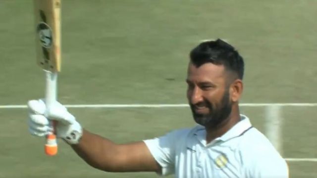 Cheteshwar Pujara hits unbeaten 243 for Saurashtra ahead of England Tests