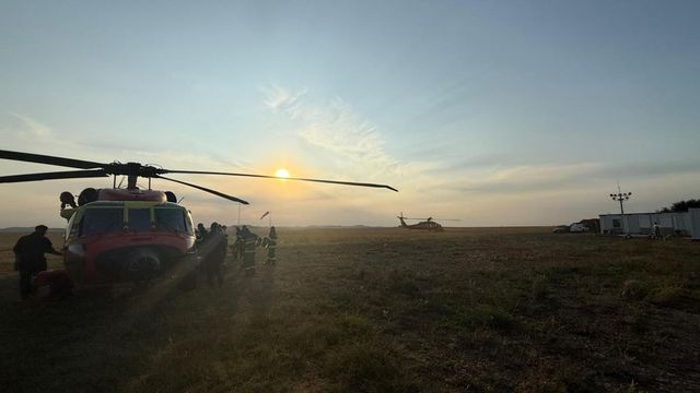 Răniții din explozia din Bacău, trimiși în București și Timișoara