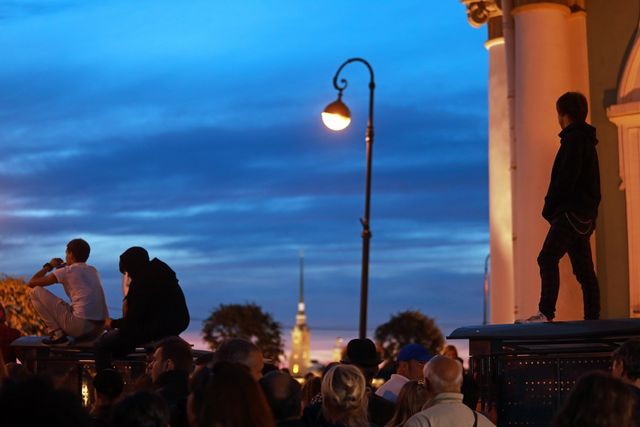В Питере прошла репетиция «Алых парусов»