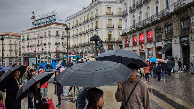 La lluvia barre Madrid este fin de semana