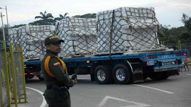More Venezuela aid arrives in Colombia amid uncertainty over distribution
