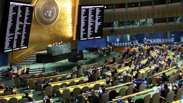 Adunarea Generală a ONU a votat pentru un amistițiu umanitar în Gaza
