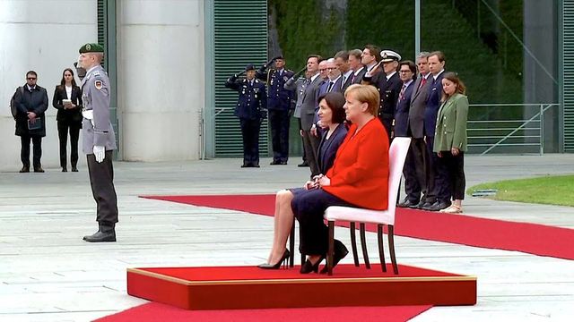 Maia Sandu se întâlnește la Berlin cu Angela Merkel