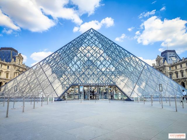Jaf la Muzeul Luvru din Paris. Instituția a fost închisă de urgență