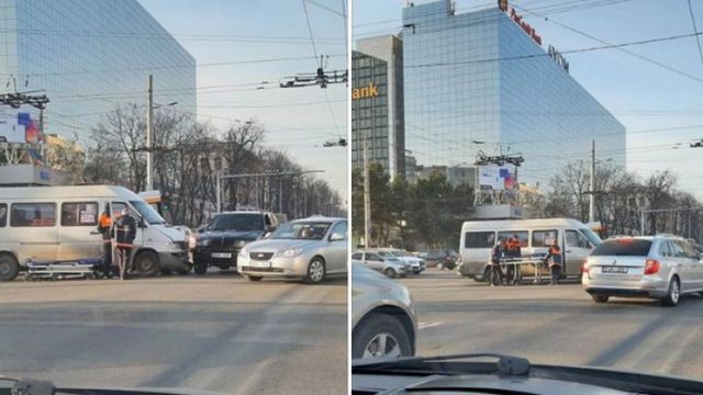 Подробности аварии в Кишинёве: пассажирка маршрутки в больнице, водители не признают свою вину