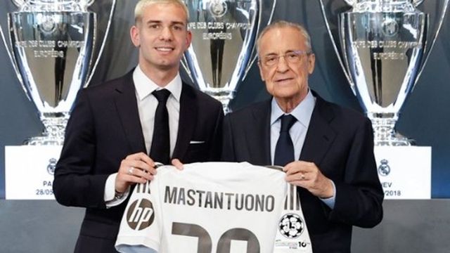 Mastantuono: «Prometo dejarme la vida por esta camiseta»