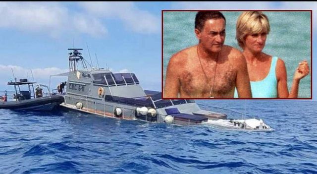 Lady Diana, affondato lo yacht dell’ultima vacanza con Dodi Al-Fayed prima di morire