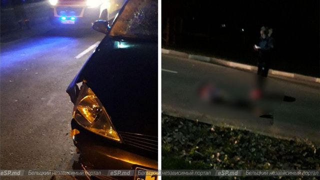 Doi pietoni, spulberați de o mașină, la Bălți. Tânăra de 19 ani a decedat pe loc