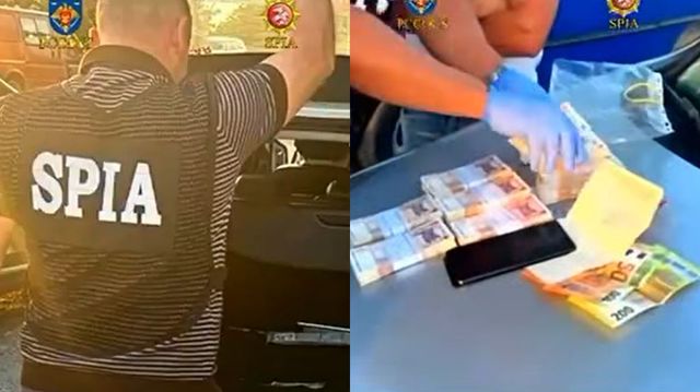 Angajat al poliției Rîșcani și complice, prinși în flagrant pentru trafic de influență