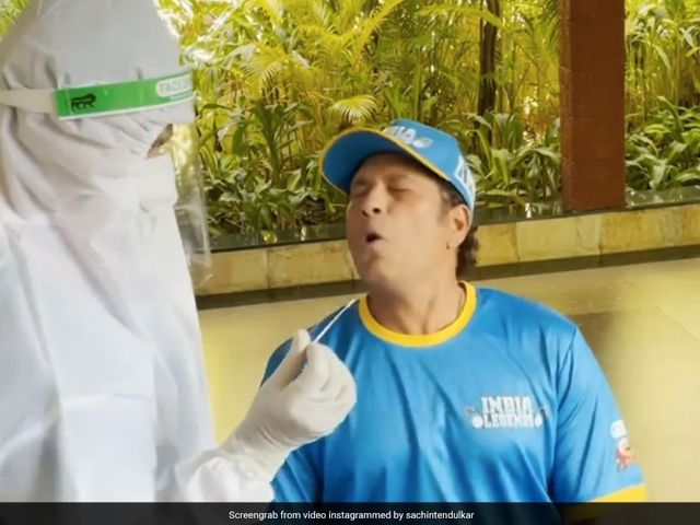 Watch: Sachin Tendulkar Pranks Medical Staff During Covid Test