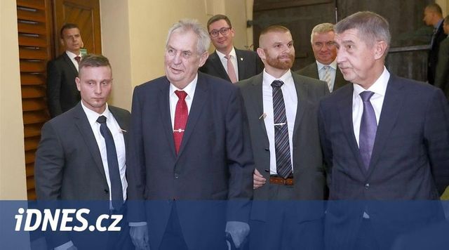 Prezident Zeman dorazil na jednání vlády