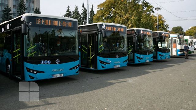 Alte 9 autobuze noi Isuzu vor circula începând de azi