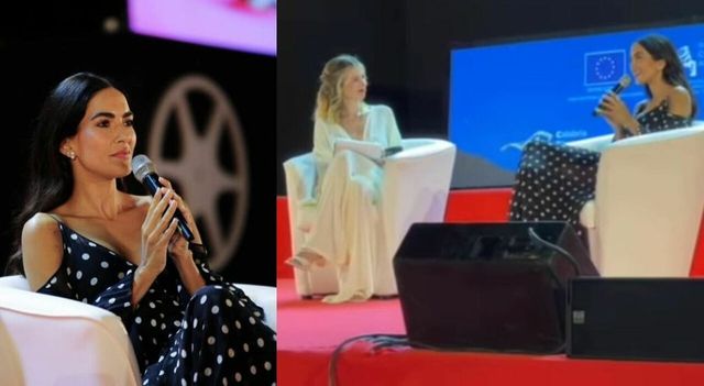 “Qui mi sento a casa”, Rocio Munoz Morales torna in pubblico dopo il caso Bova