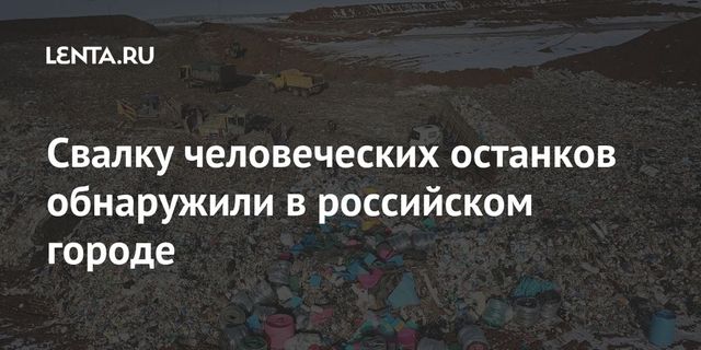 Свалку человеческих останков обнаружили в Иркутске