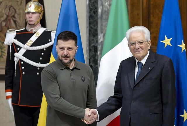 Mattarella a Zelensky, posizione Italia ferma, pieno appoggio
