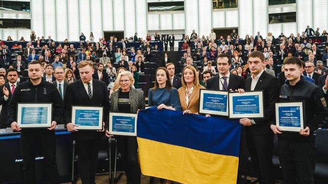 Premiul Saharov al Parlamentului European, decernat în mod oficial poporului ucrainean