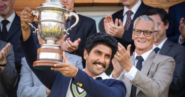 Ranveer Recreates Epic Moment When Kapil Dev Lifted '83 World Cup Trophy