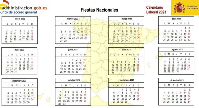 Calendario Laboral Consulta Todos Los Festivos Y Puentes Del A O