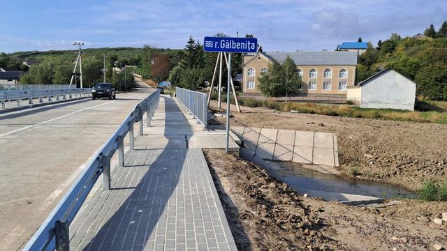 Podul de la Buțeni a fost redeschis după renovare