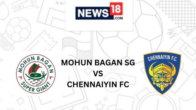 Mohun Bagan vs Chennaiyin Live Score, Mohun Bagan 0-0 Chennaiyin ISL 2023