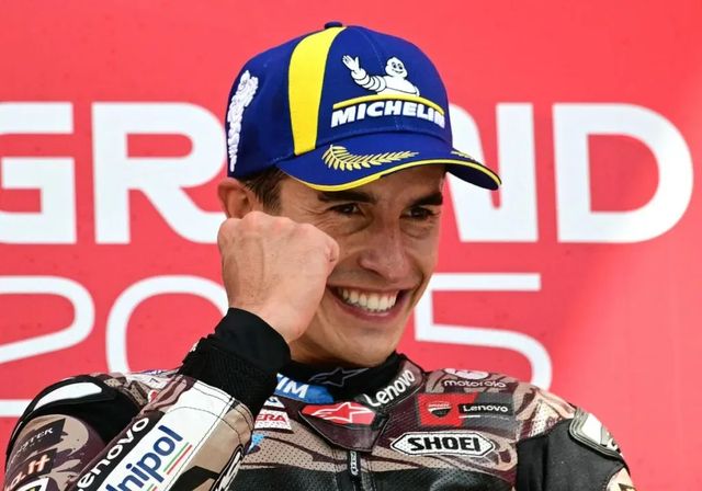 Así fue la fuerte caída de Marc Márquez en Assen