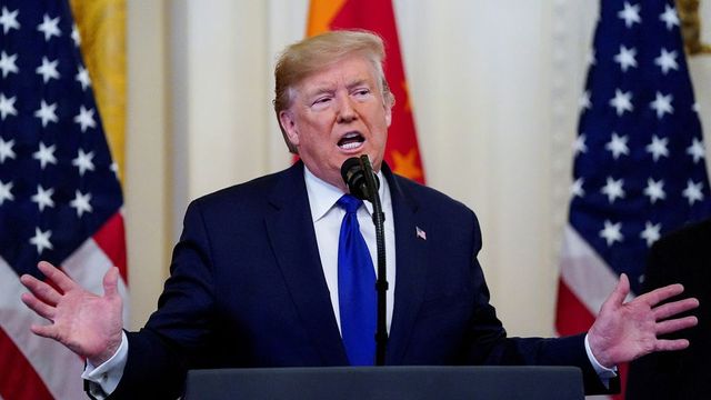 If attacked, full strength of US forces will come down on you, Trump warns Iran