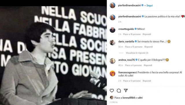 Quirinale: Casini su Instagram, la passione politica è mia vita