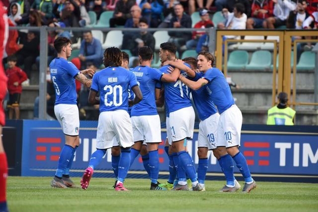 Italia-Lussemburgo U21 5-0: Kean in gol su rigore, magia di Sottil