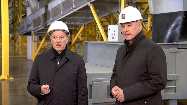 Собянин посетил производственную площадку ЭкоТехноПарка ”Калуга”