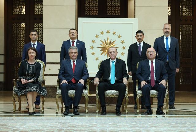 Ambasadorul Oleg Serebrian și-a prezentat scrisorile de acreditare Președintelui Turciei, Recep Tayyip Erdoğan