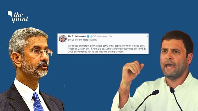 Jaishankar Tells Rahul to ‘Get Facts Straight’ on Galwan Face-Off