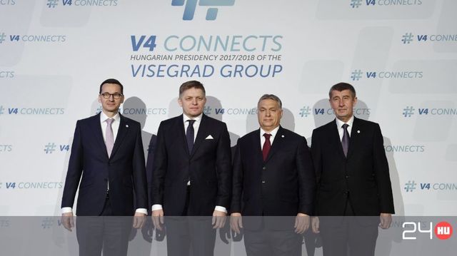 Cseh lapértesülés szerint holnap rendkívüli V4-es találkozó lesz Budapesten