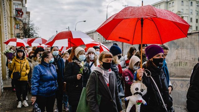 В Минске на женском марше задержаны девять участниц