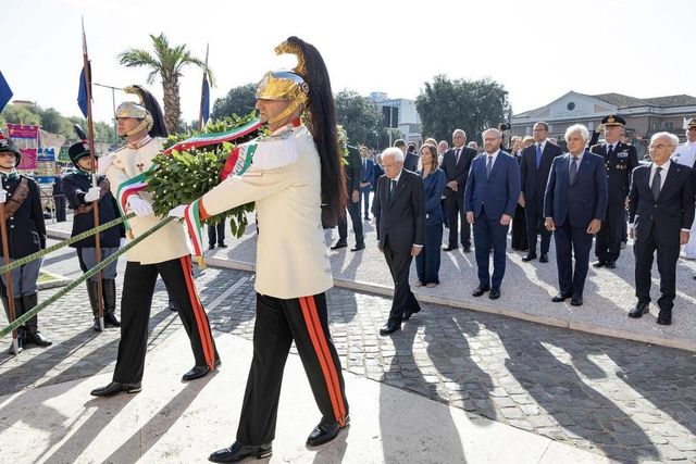Mattarella a Porta San Paolo per l'anniversario della Difesa di Roma
