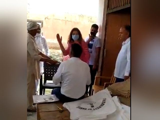 TikTok star-turned BJP leader Sonali Phogat beats official with slipper in Hisar in full public view – Video
