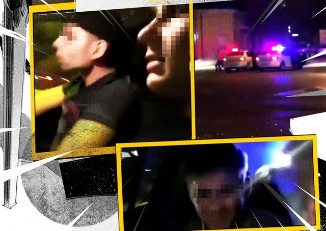 Urmărire cu trei mașini de Poliție, live pe Facebook, în Craiova