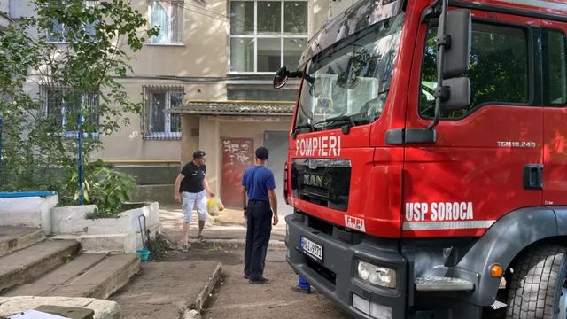 Incendiu într-un bloc din municipiul Soroca